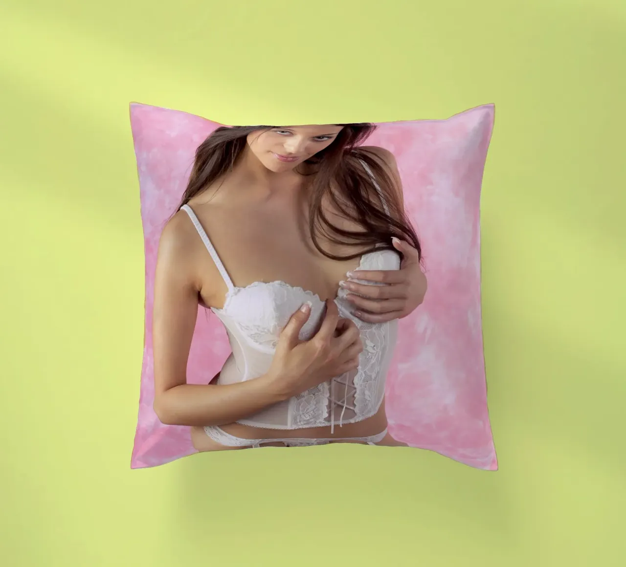 Biancheria intima bianca cuscino da Dave Hare Photography