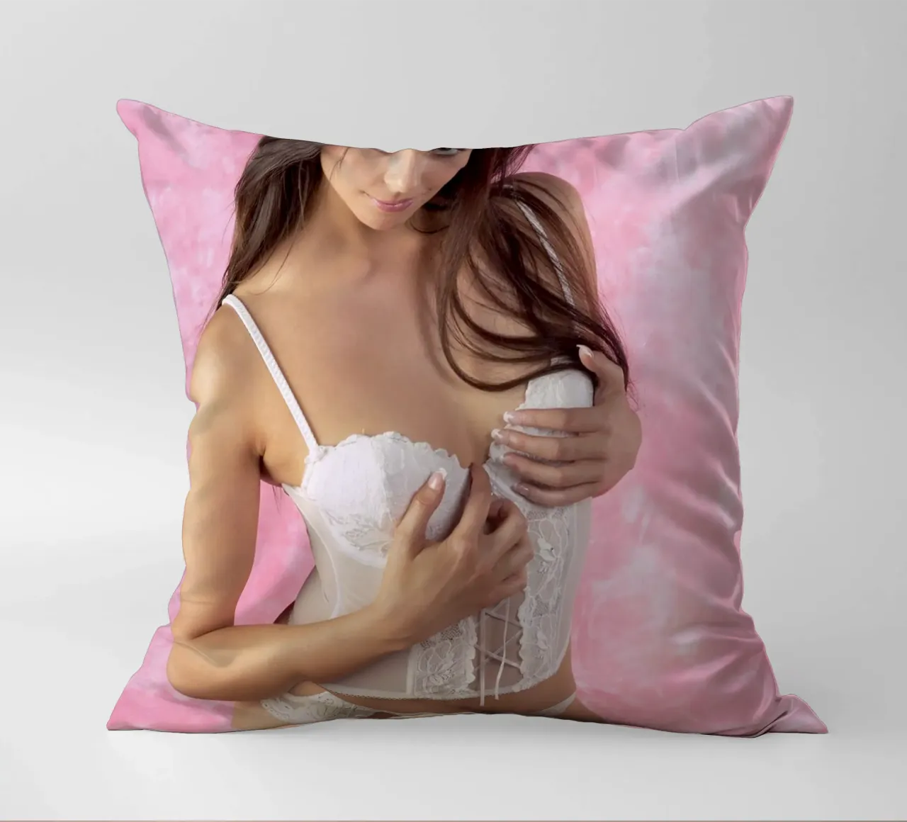 Biancheria intima bianca cuscino da Dave Hare Photography