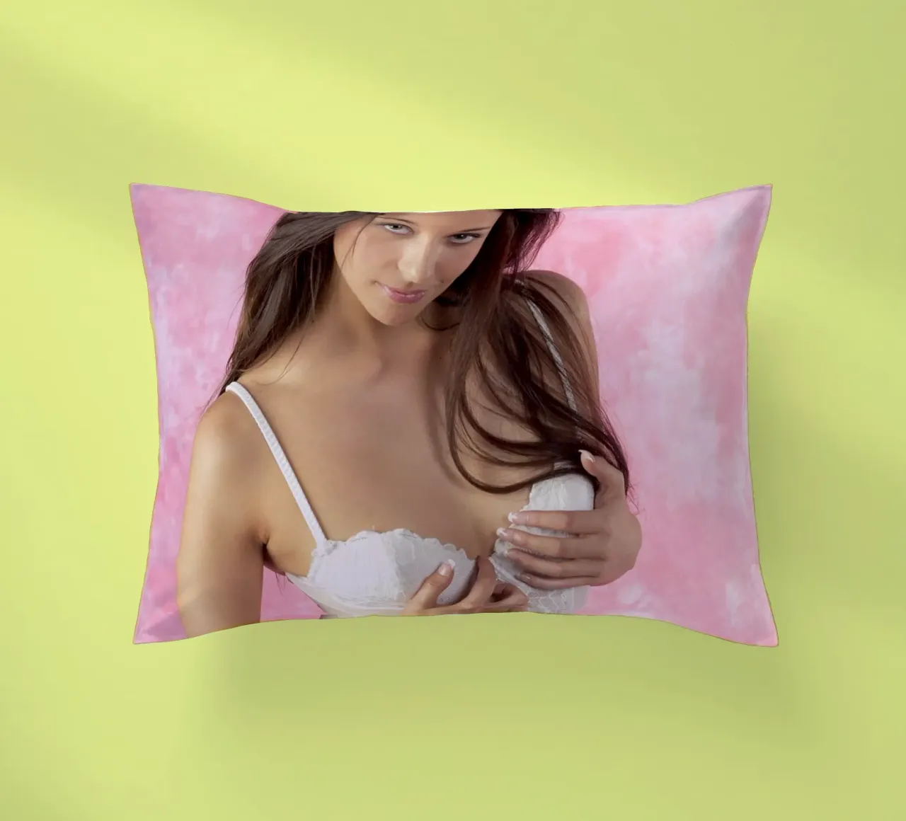 Biancheria intima bianca cuscino da Dave Hare Photography