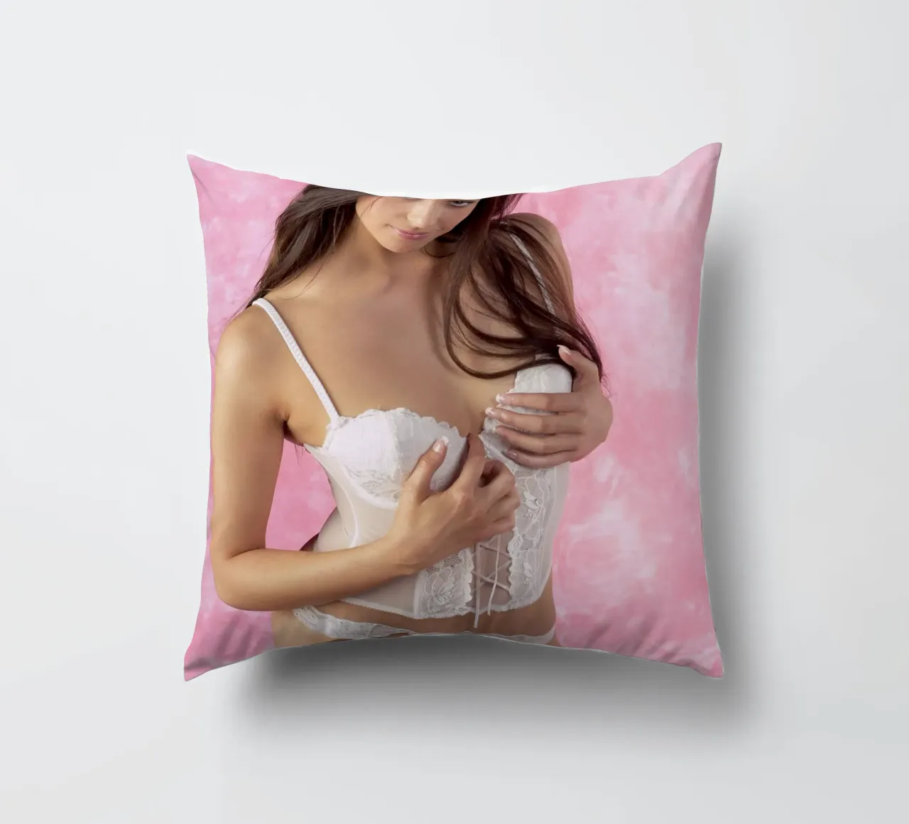 Biancheria intima bianca cuscino da Dave Hare Photography