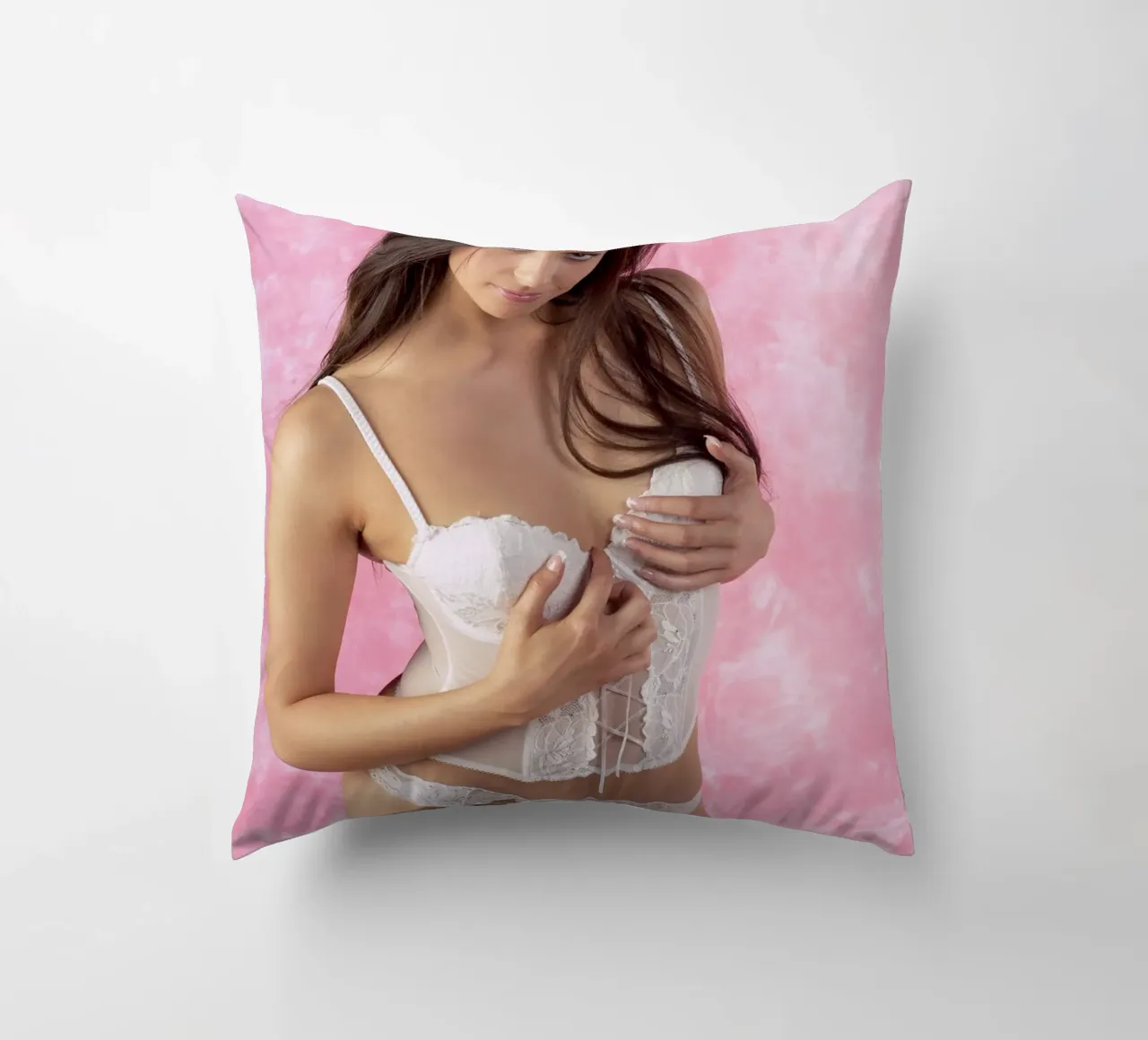 Biancheria intima bianca cuscino da Dave Hare Photography