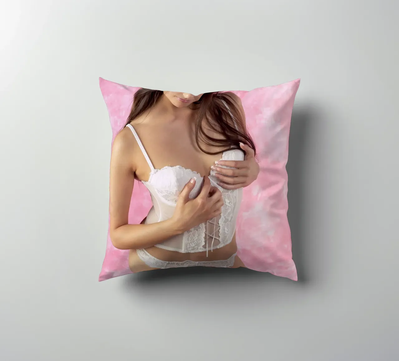Biancheria intima bianca cuscino da Dave Hare Photography