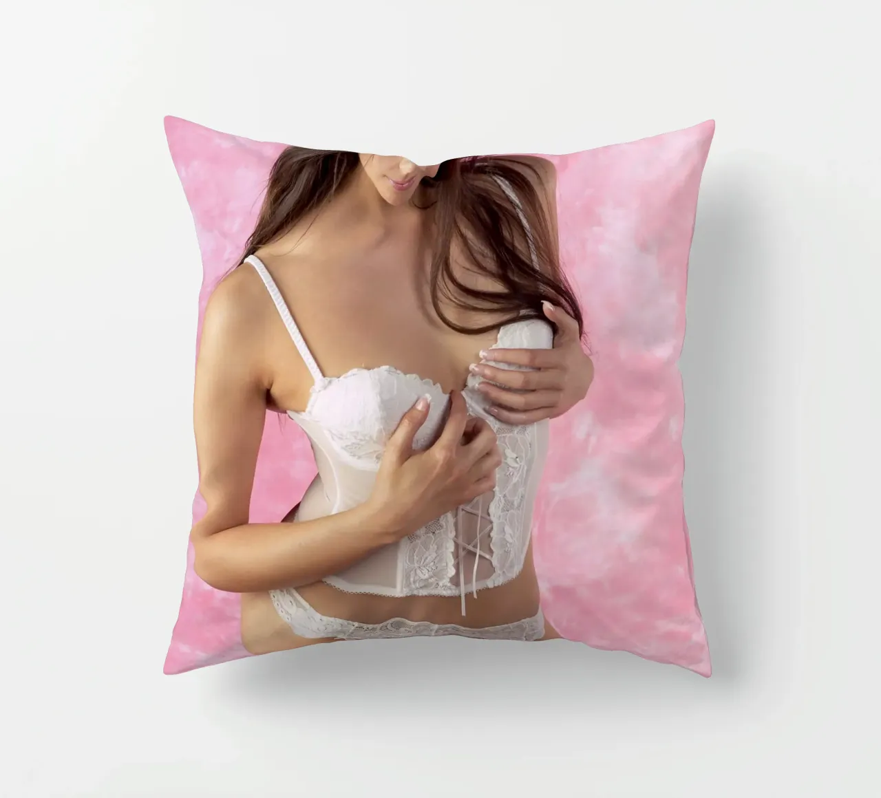 Biancheria intima bianca cuscino da Dave Hare Photography