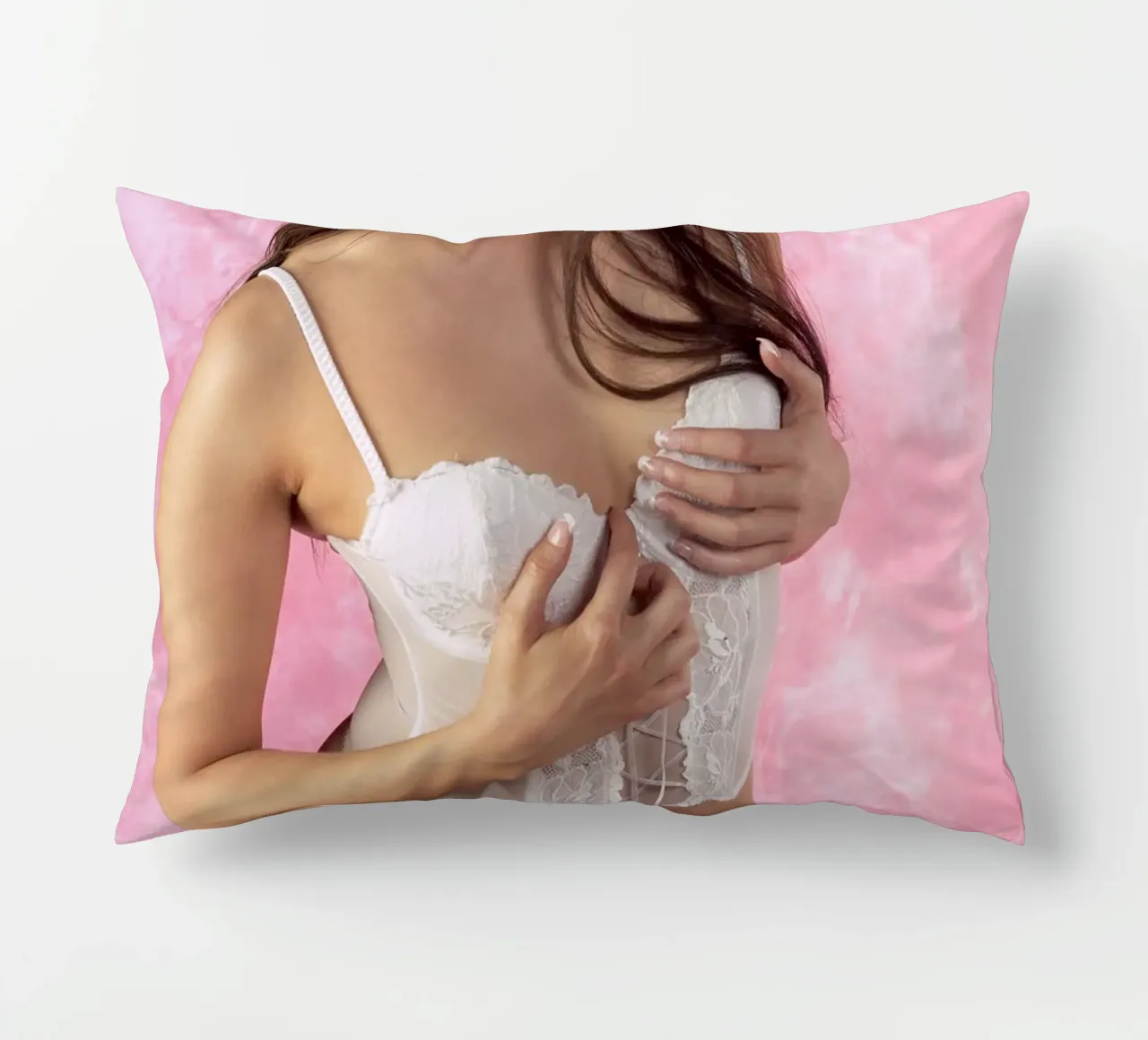 Biancheria intima bianca cuscino da Dave Hare Photography