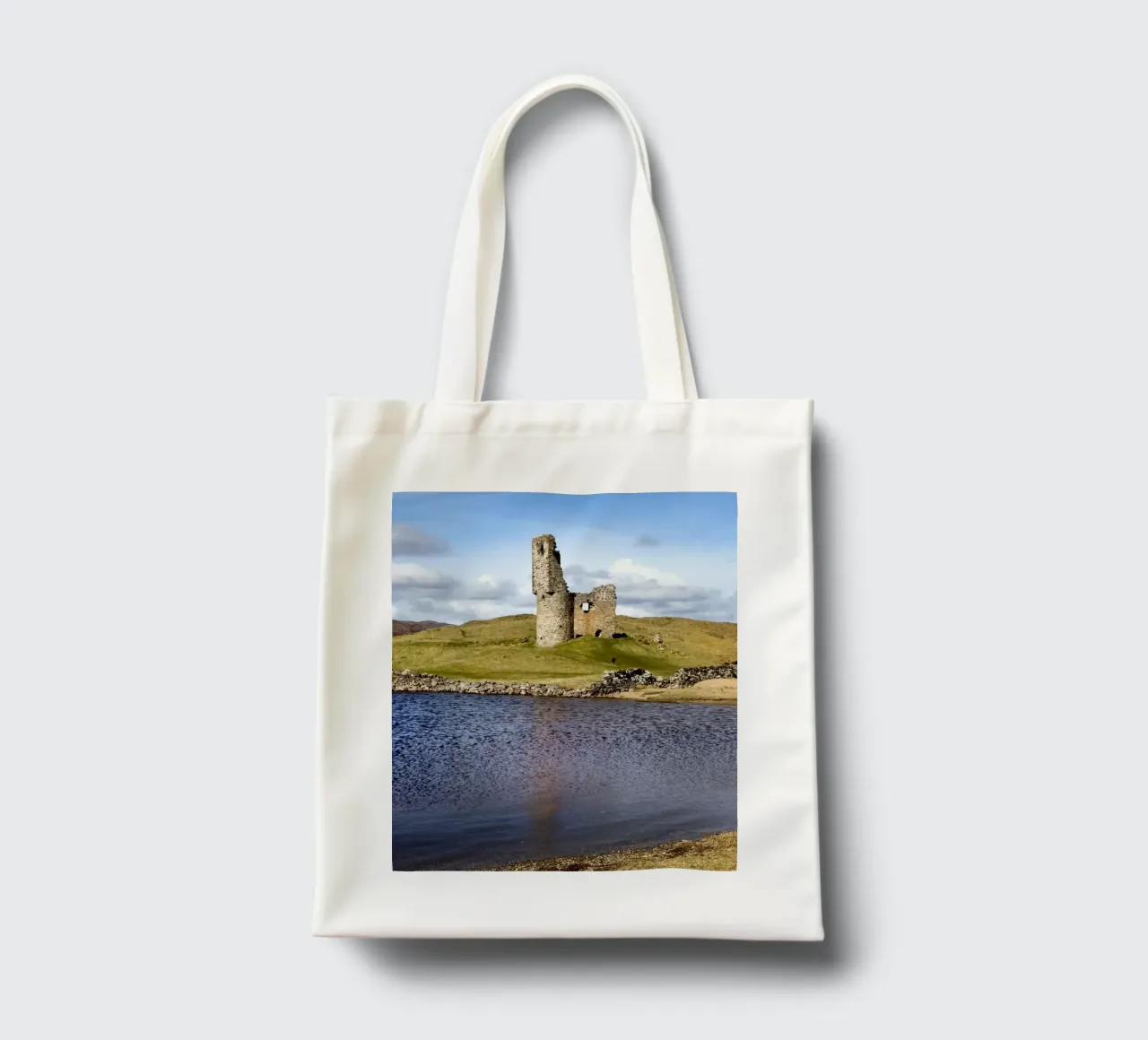 Castello di Ardvreck borsa in juta da Dave Hare Photography