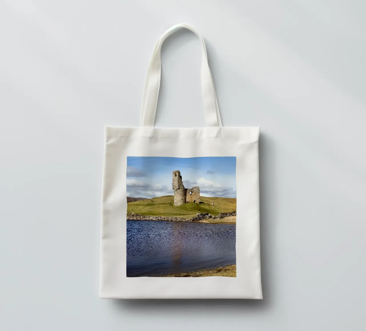 Castello di Ardvreck borsa in juta da Dave Hare Photography