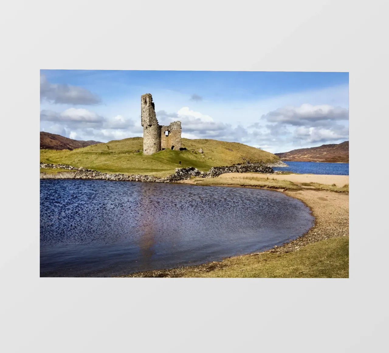 Castello di Ardvreck pellicola backlit da Dave Hare Photography