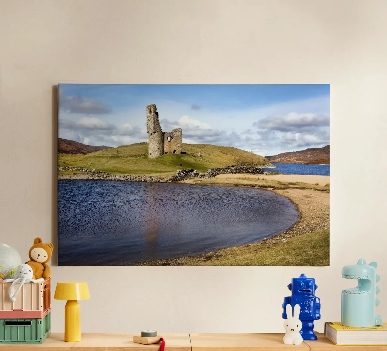 Ardvreck Castle canvas by Dave Hare Photography