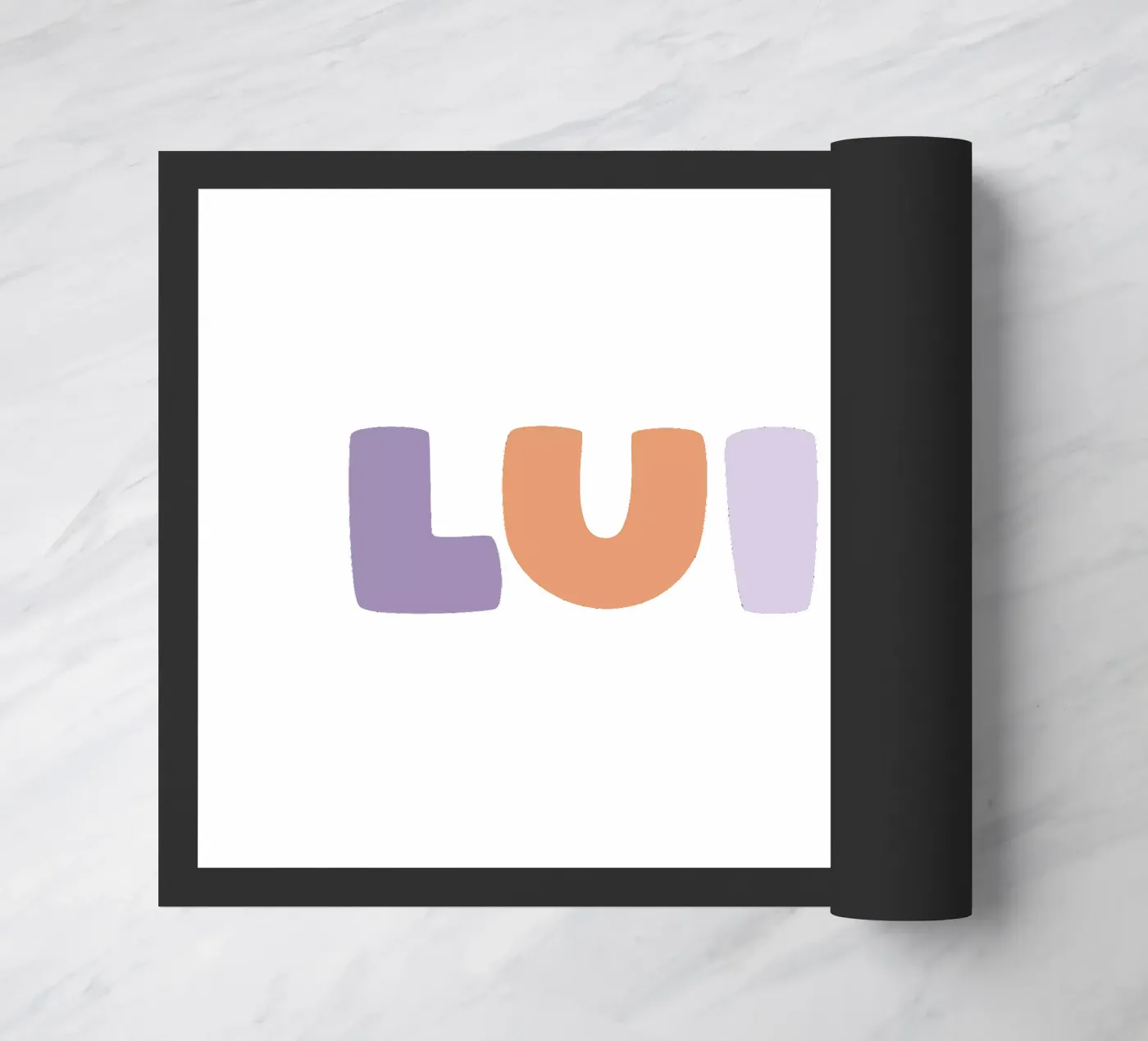 ABC Fußmatte von we line studio - design