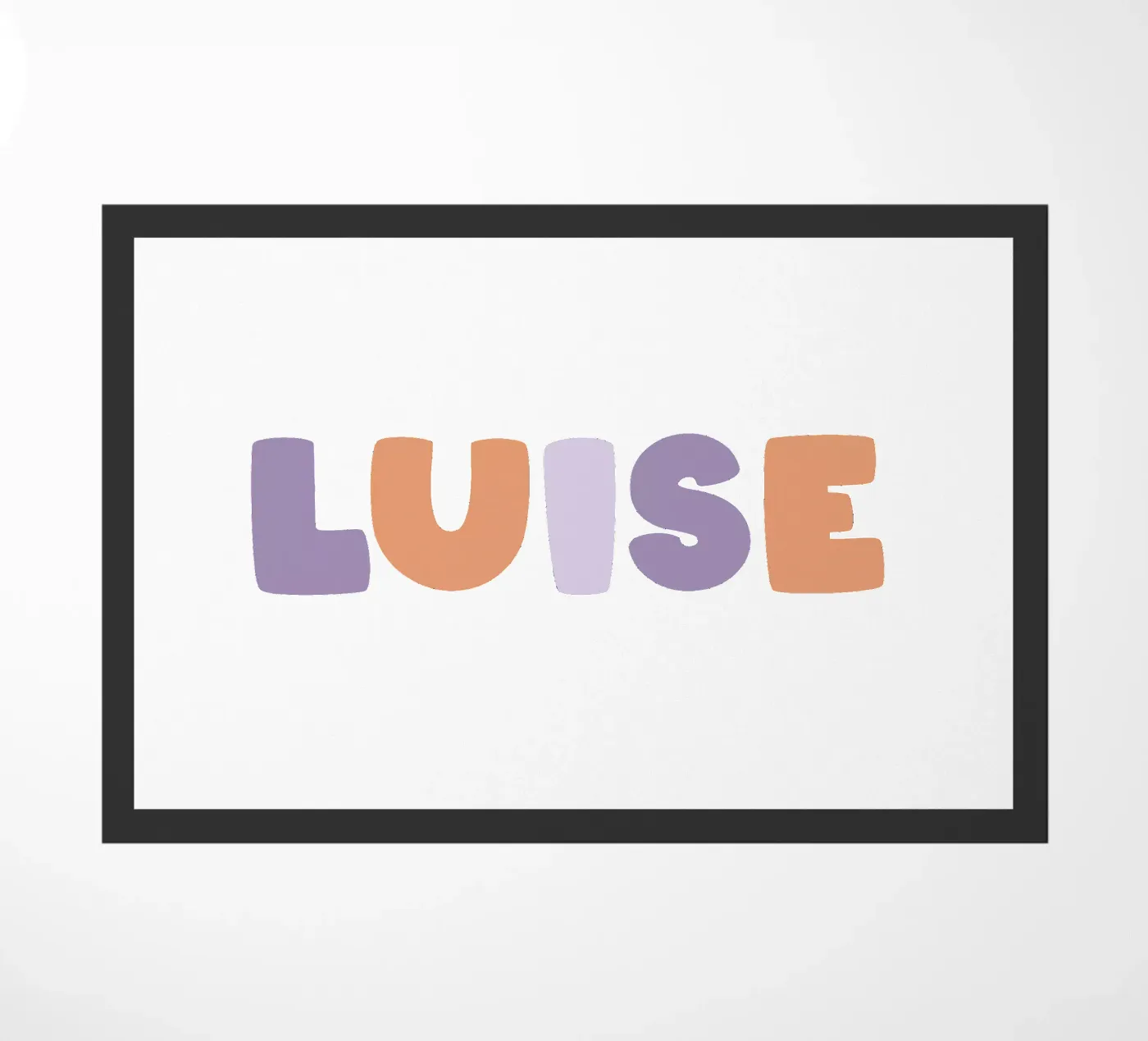 ABC Fußmatte von we line studio - design