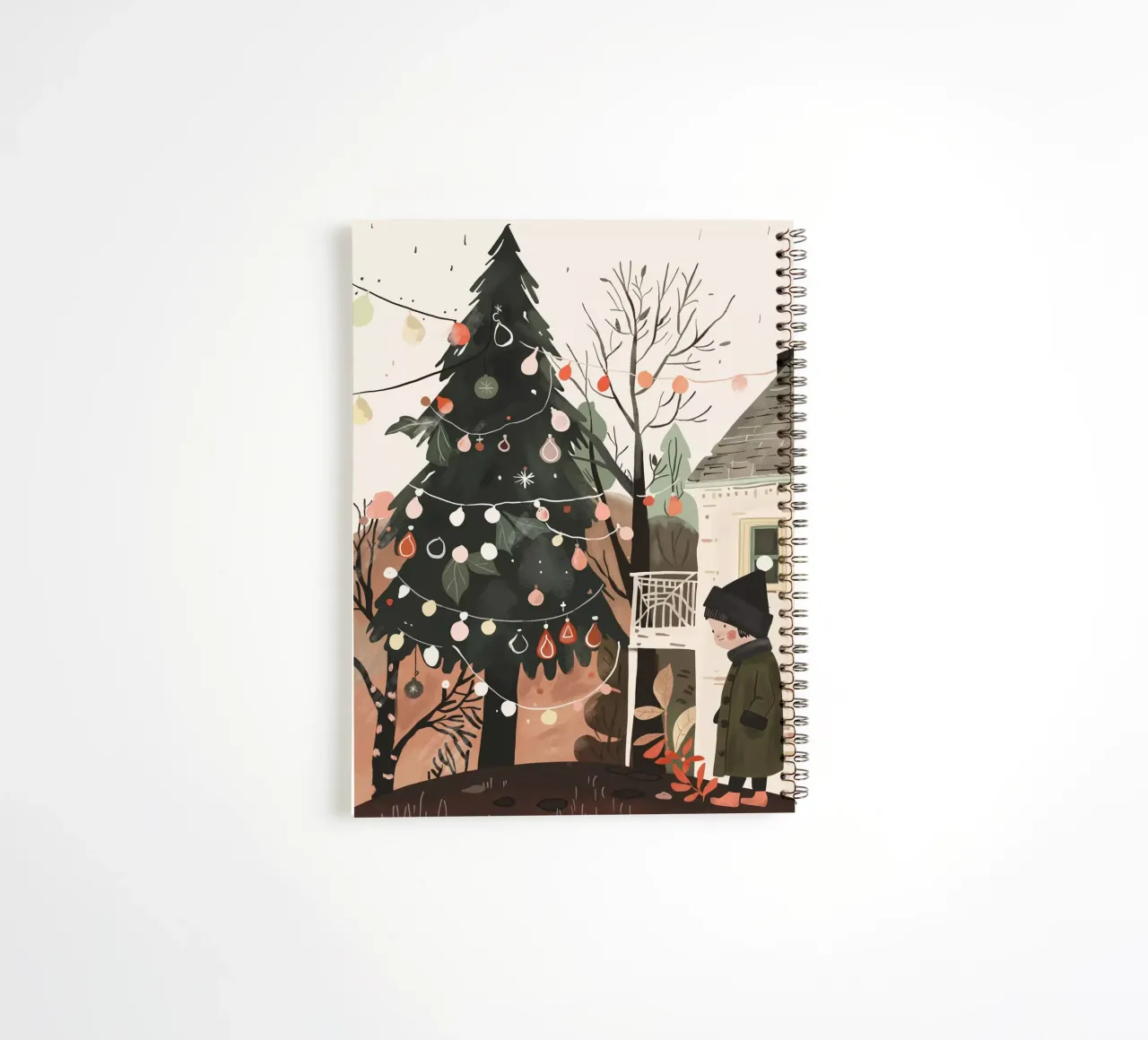 Kleine geneugten van de winter notitieboek met spiraal van ArtsySesta