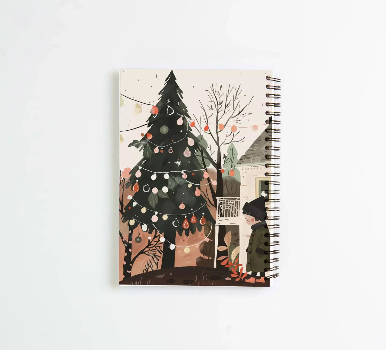 Kleine geneugten van de winter notitieboek met spiraal van ArtsySesta
