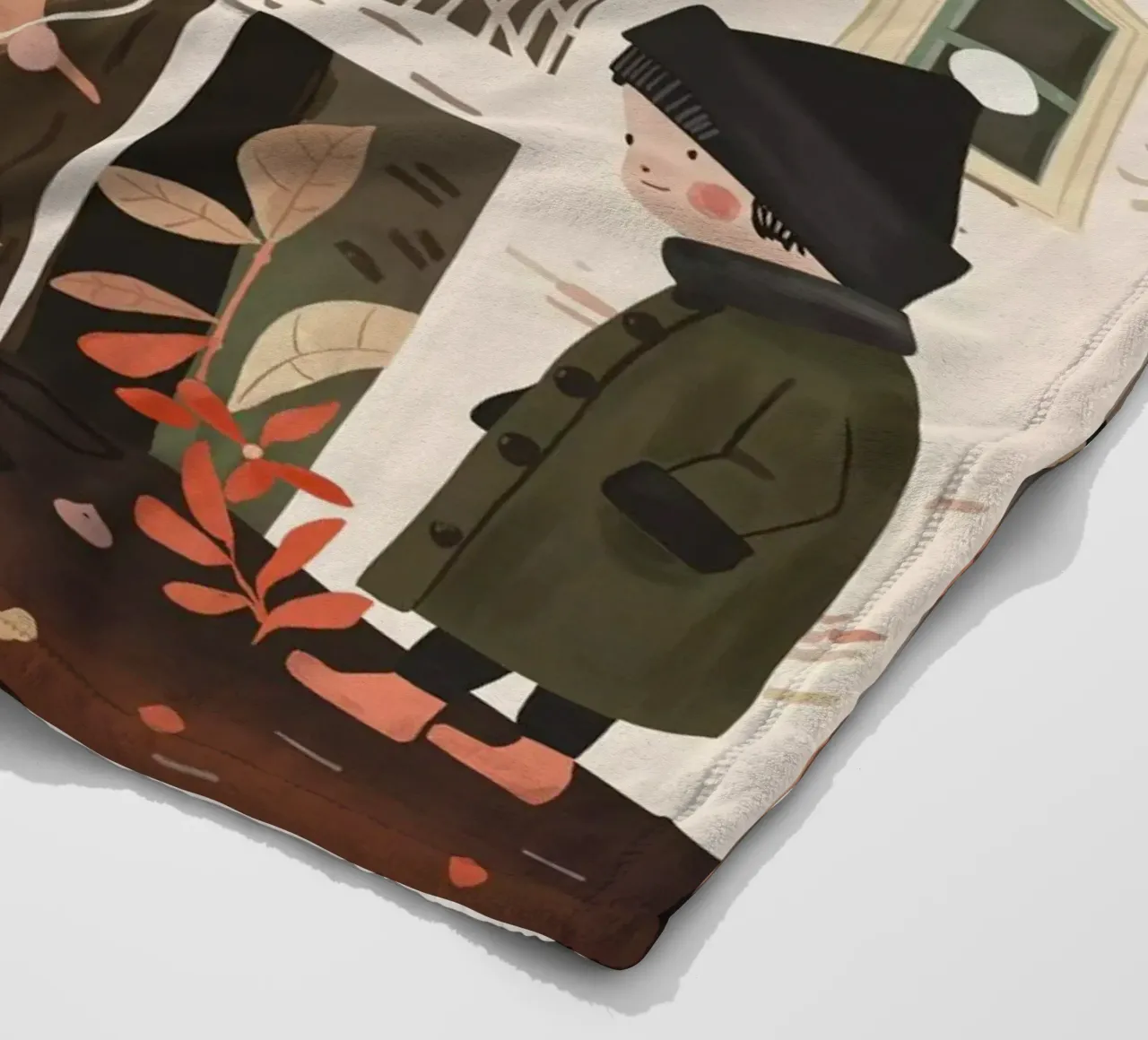 Le piccole gioie dell'inverno coperta in pile da ArtsySesta