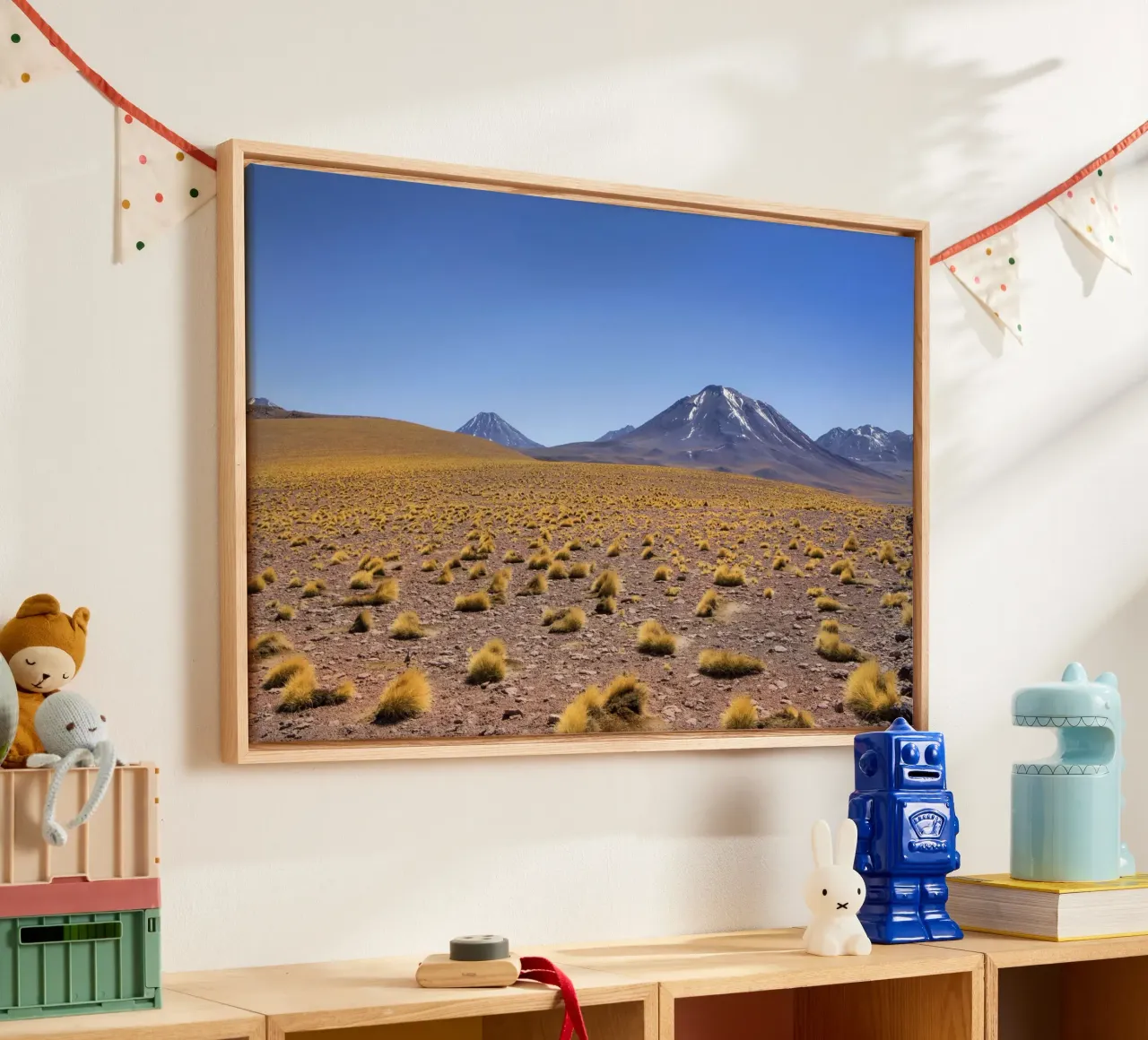 Atacama-landschap canvas met Baklijst van Dave Hare Photography