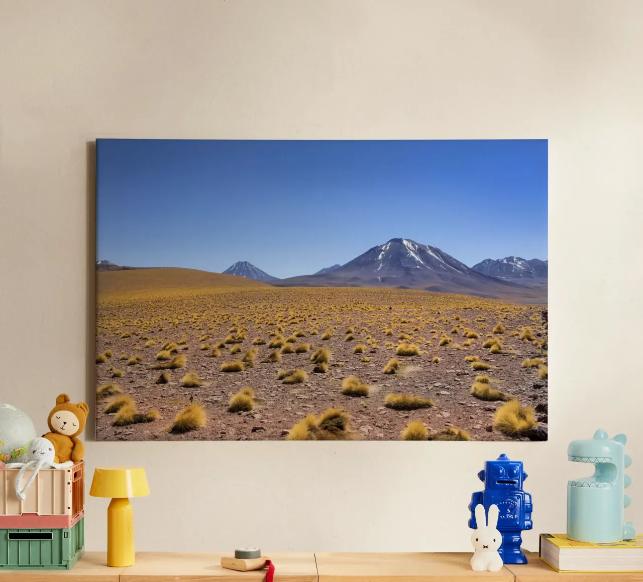 Atacama-landschap canvas met Baklijst van Dave Hare Photography