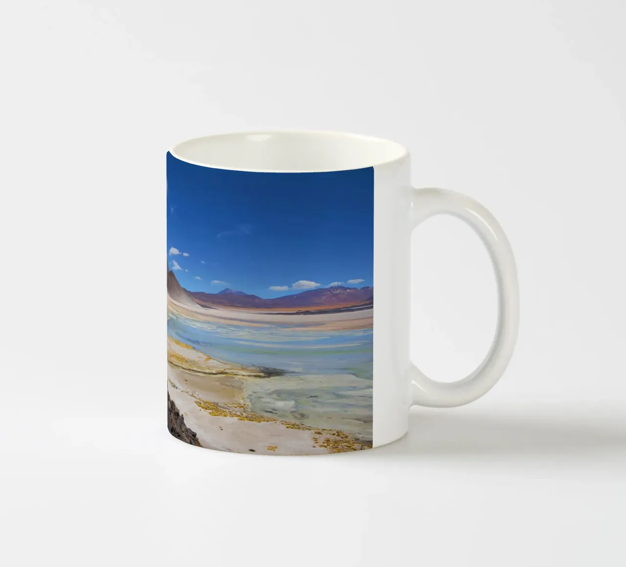 Atacama Zoutmeer keramische mok van Dave Hare Photography
