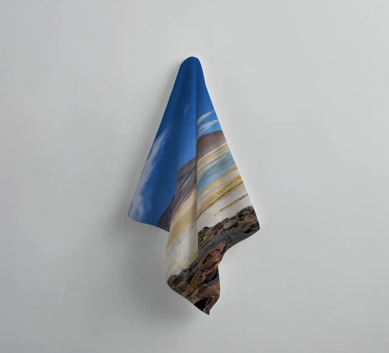 Atacama Zoutmeer badhanddoek van Dave Hare Photography
