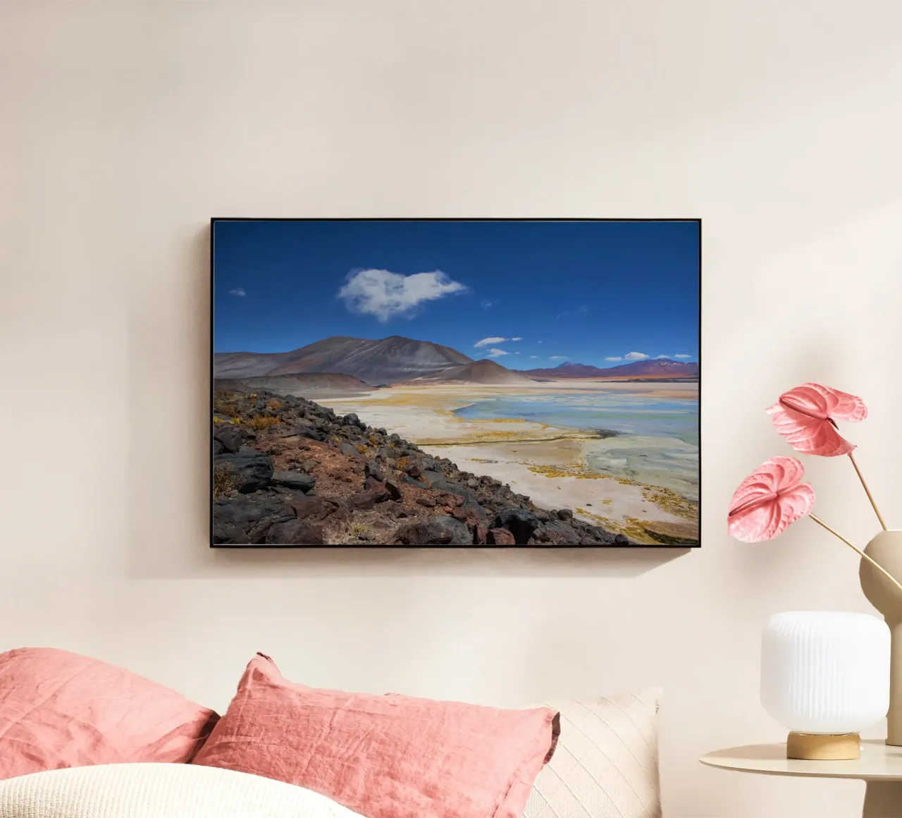 Atacama Salzsee Acryl-Glas von Dave Hare Photography