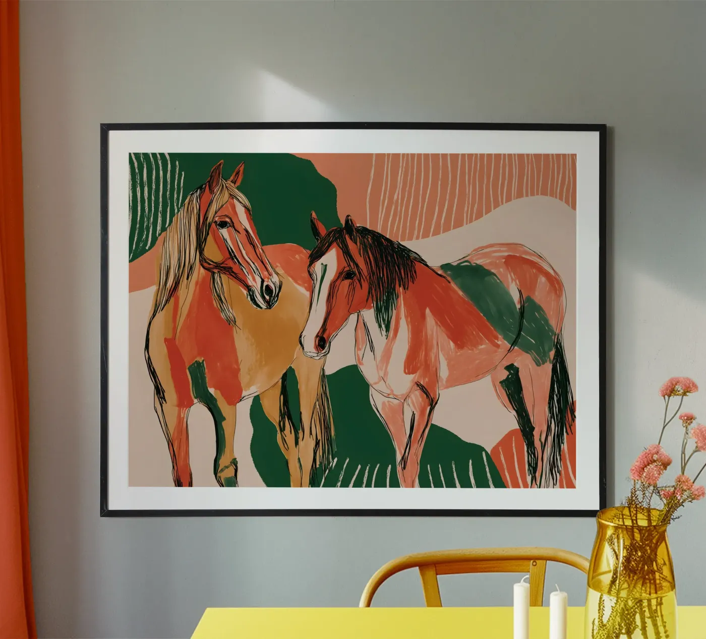 Pferde Poster von IamHomeStudio