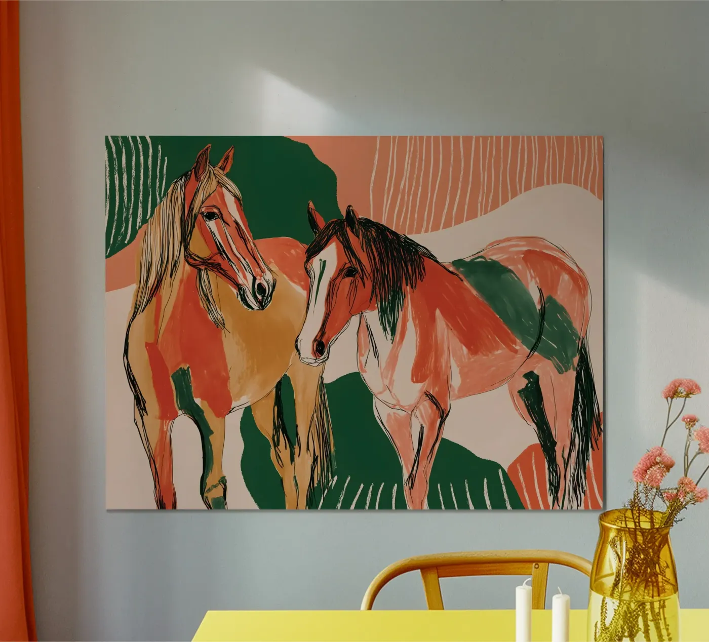 Pferde Poster von IamHomeStudio