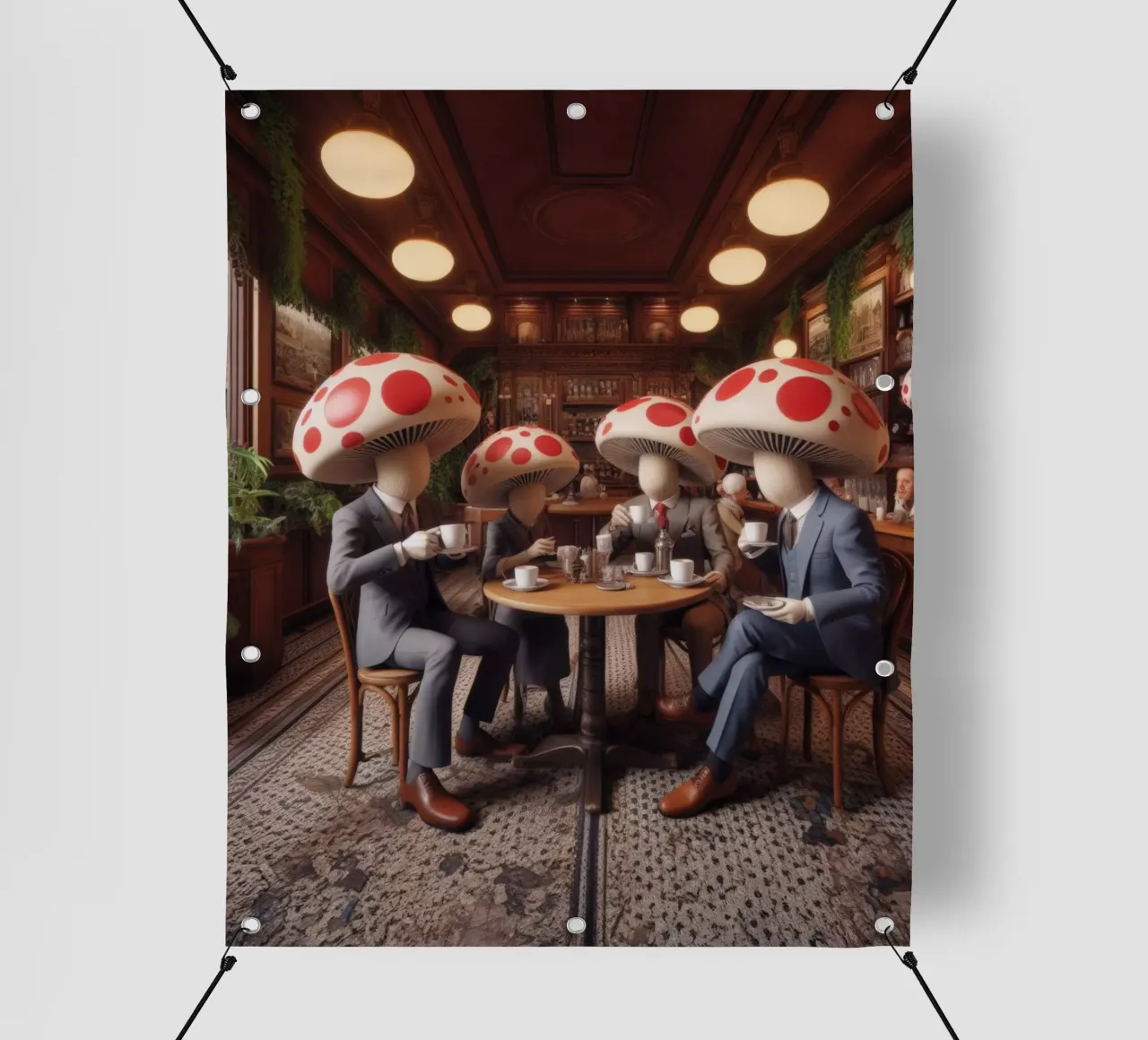 Mush-room telo in pvc da Art Unleashed