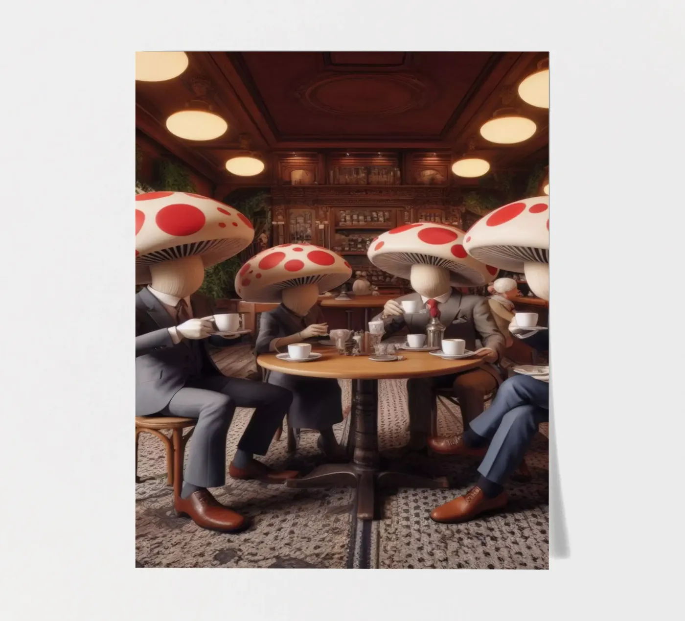 Mush-room sticker sheet by Art Unleashed