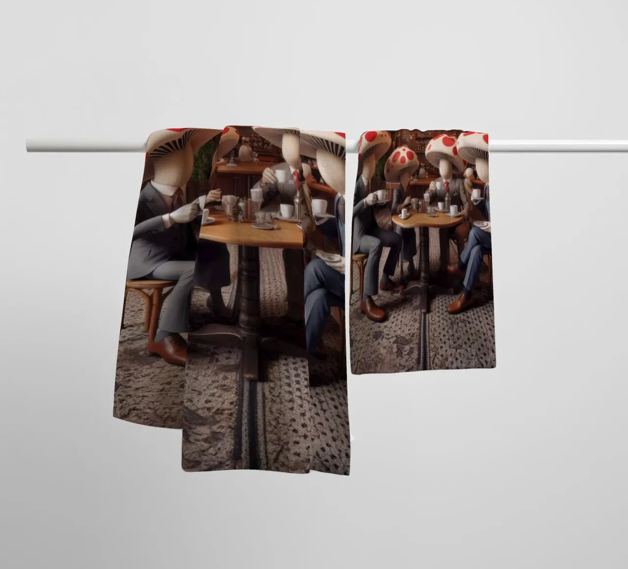 Mush-room asciugamano da bagno da Art Unleashed