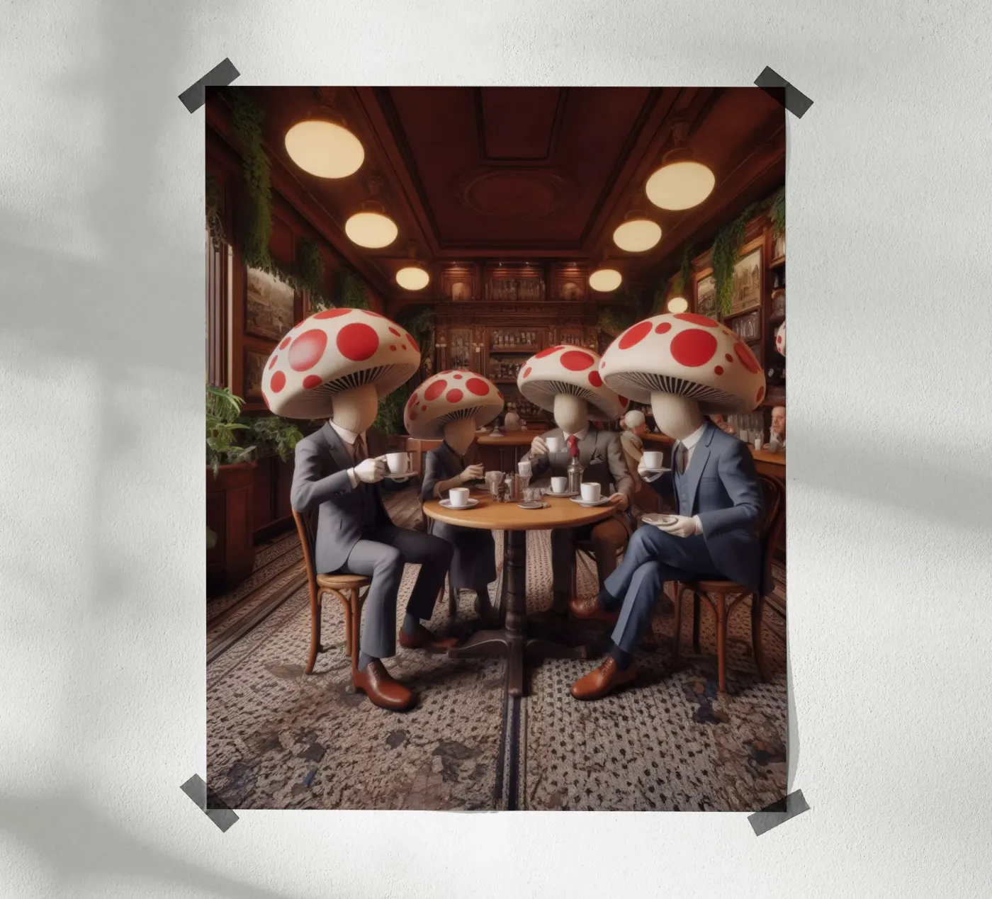 Mush-room poster by Art Unleashed