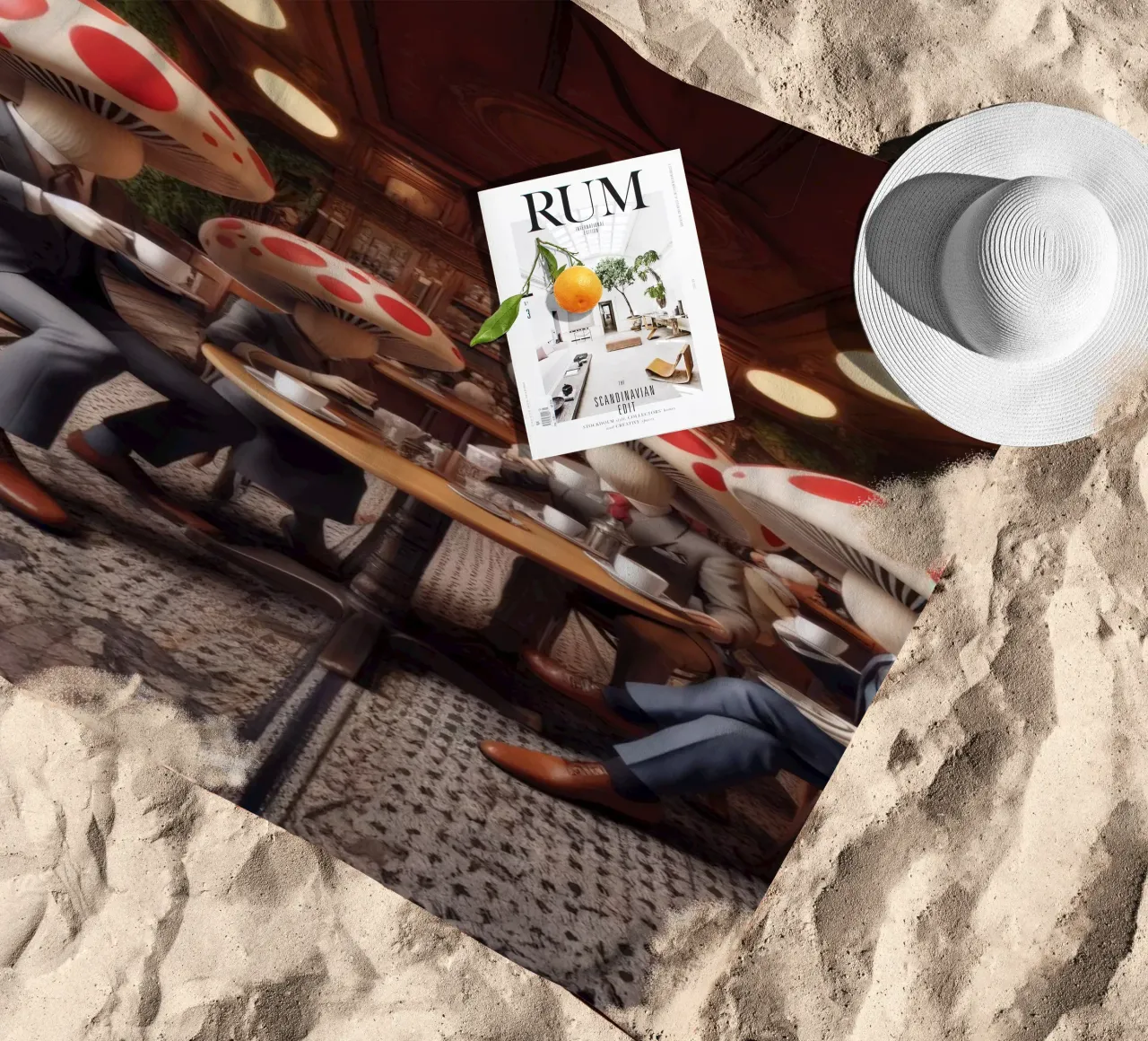 Mush-room telo mare da Art Unleashed