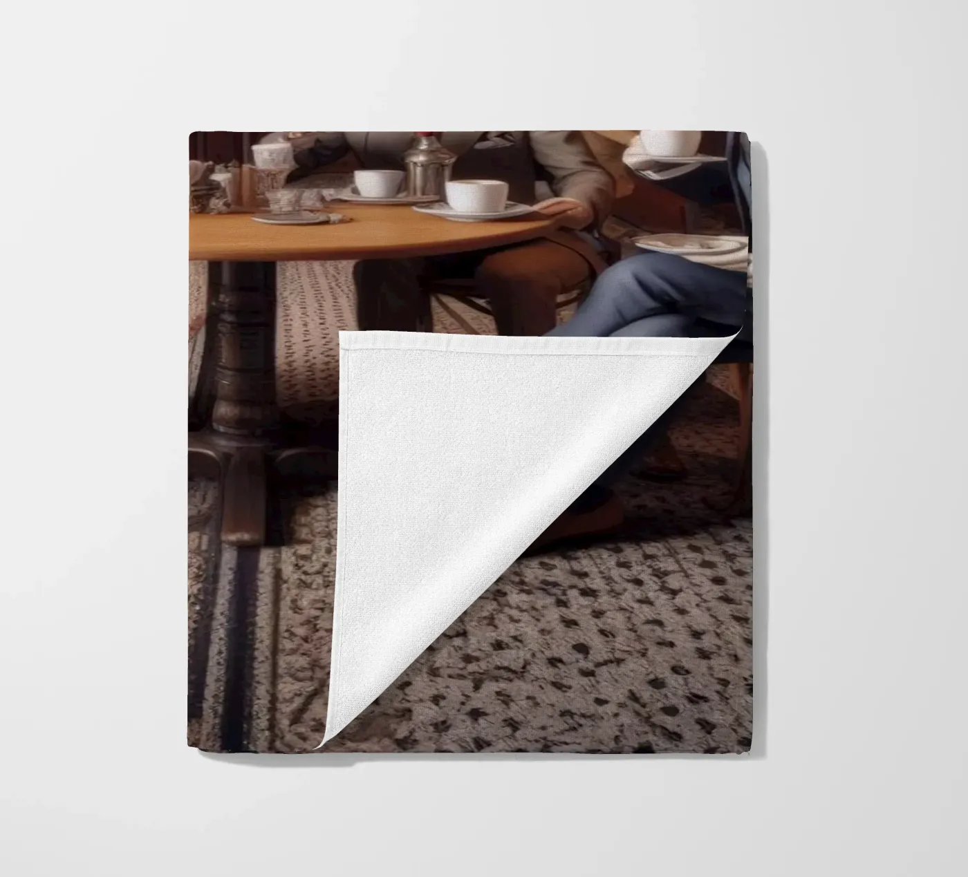 Mush-room beach towel by Art Unleashed