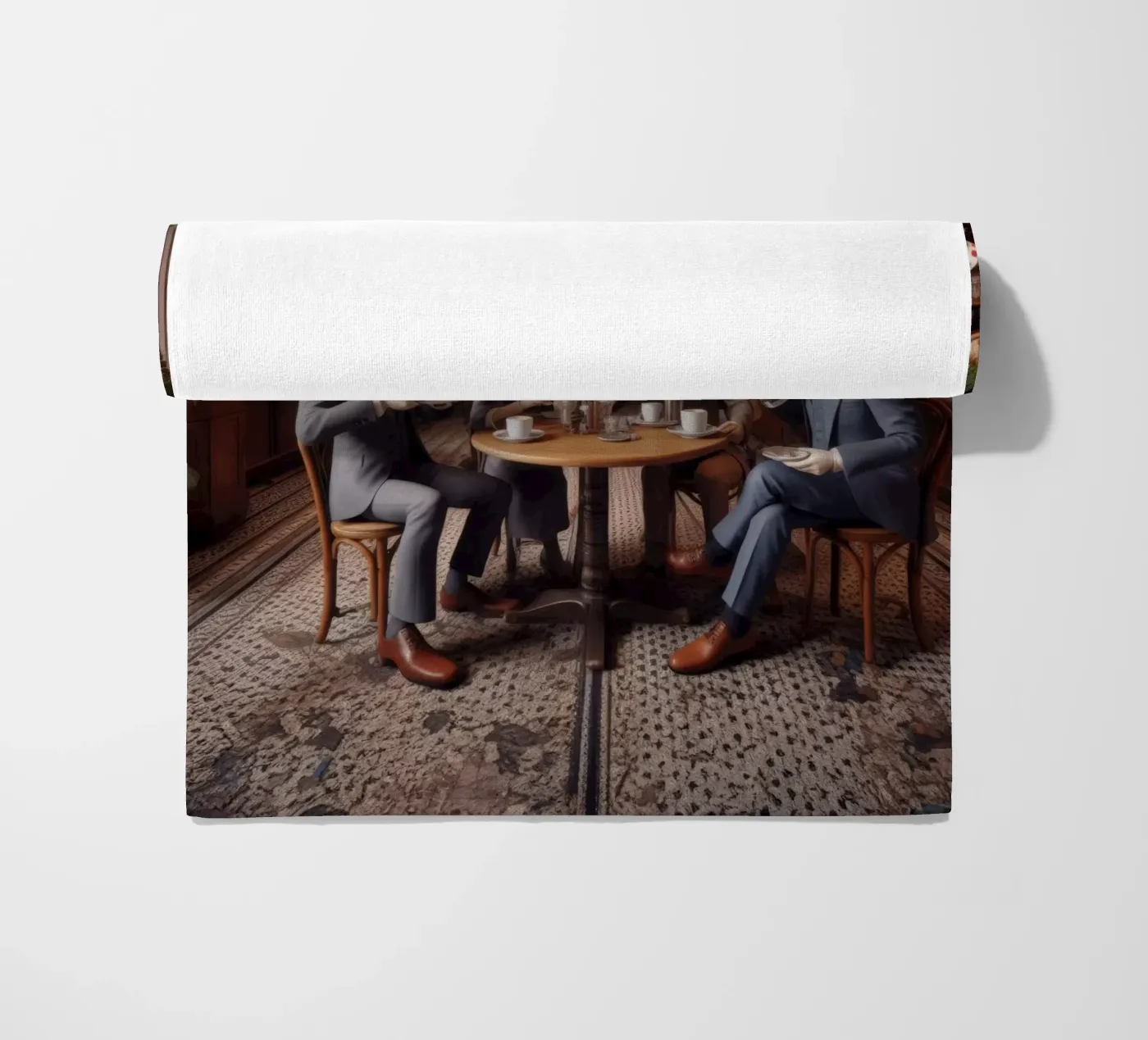 Mush-room beach towel by Art Unleashed