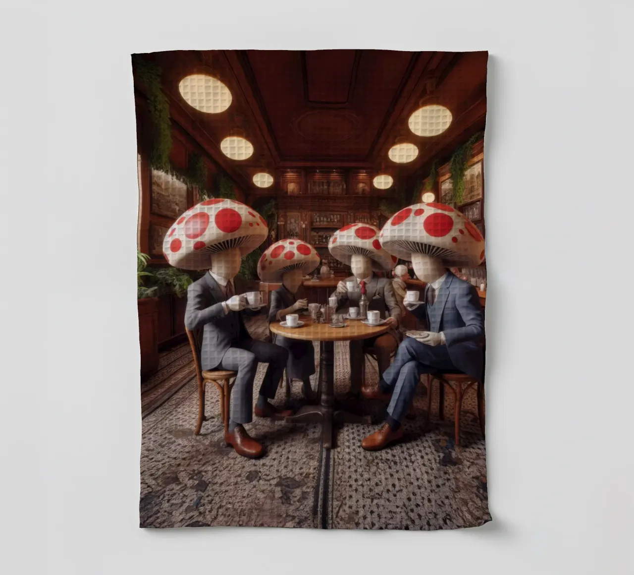 Mush-room canovaccio da cucina da Art Unleashed