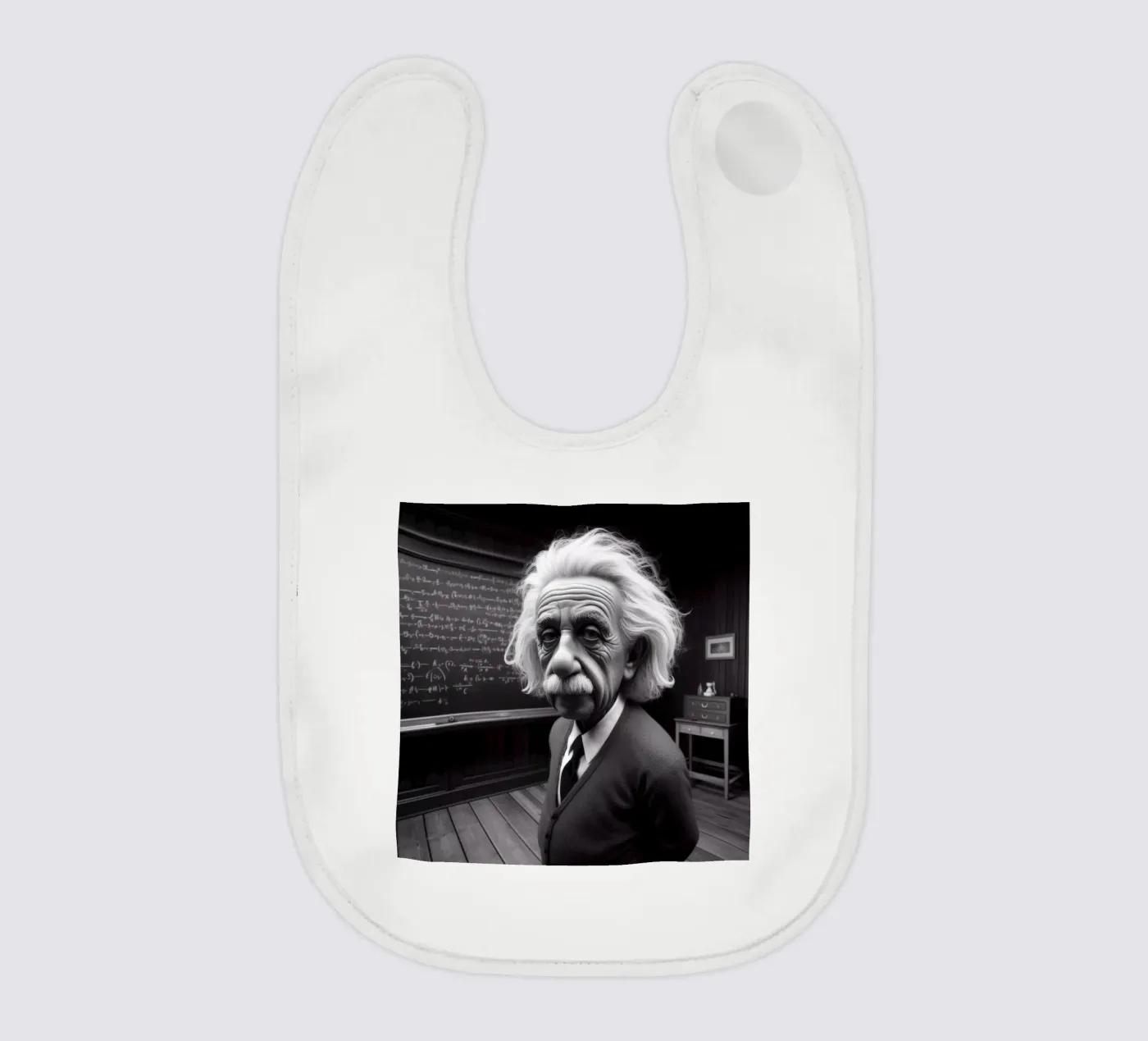 Genius baby slabbetje van Art Unleashed