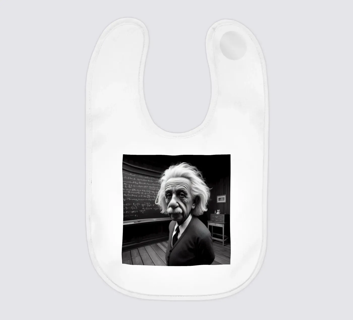 Genius baby slabbetje van Art Unleashed