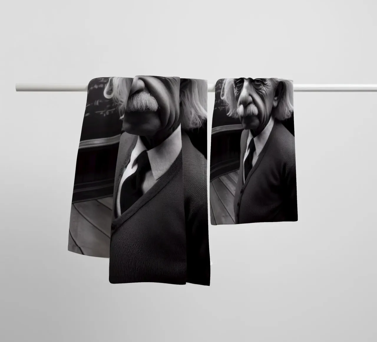 Genius badhanddoek van Art Unleashed