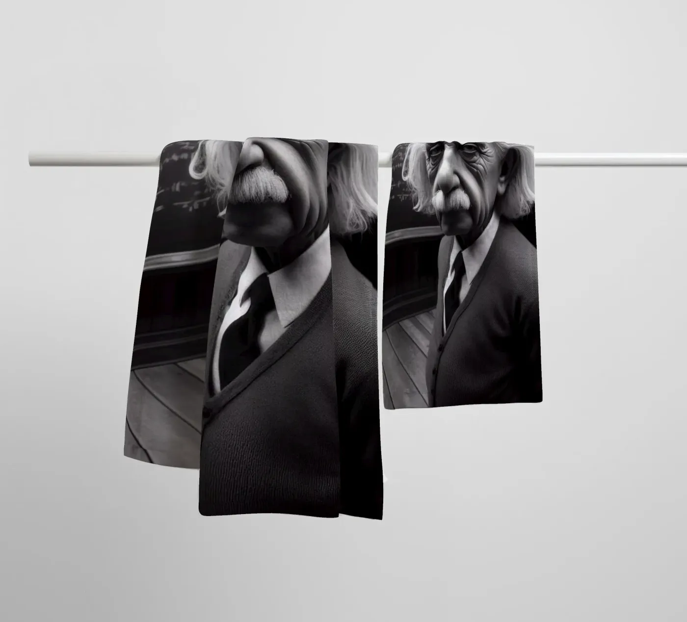 Genius badhanddoek van Art Unleashed