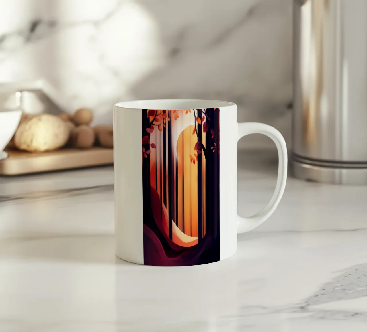 Autumn Forest #01 tazza in ceramica da Art Unleashed