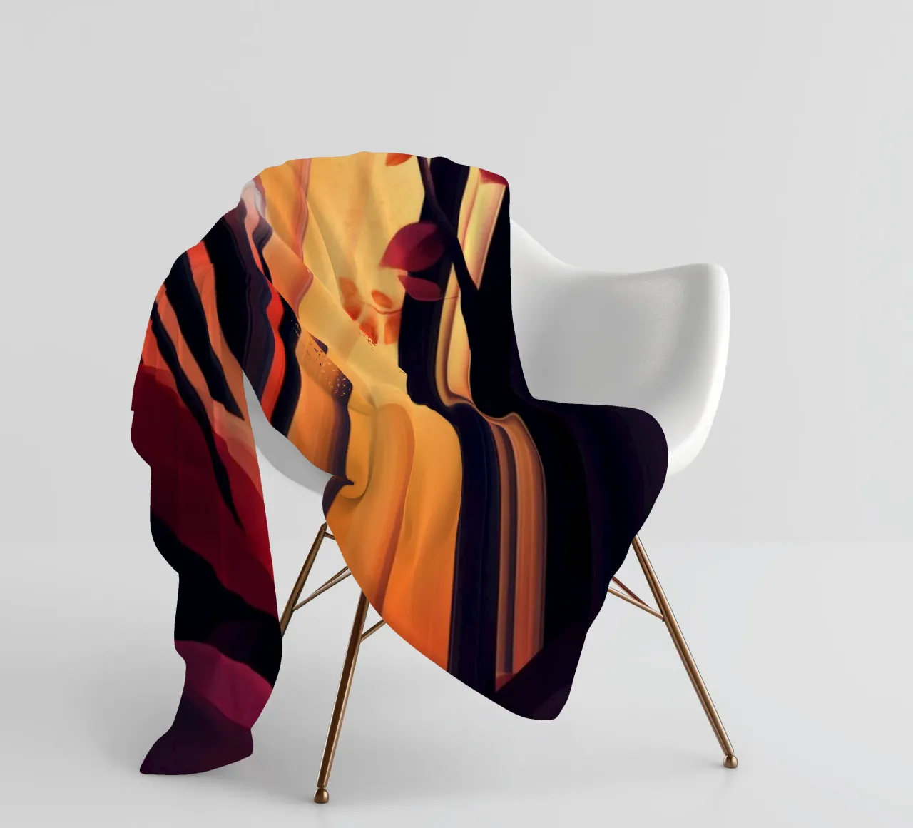 Autumn Forest #01 coperta in pile da Art Unleashed