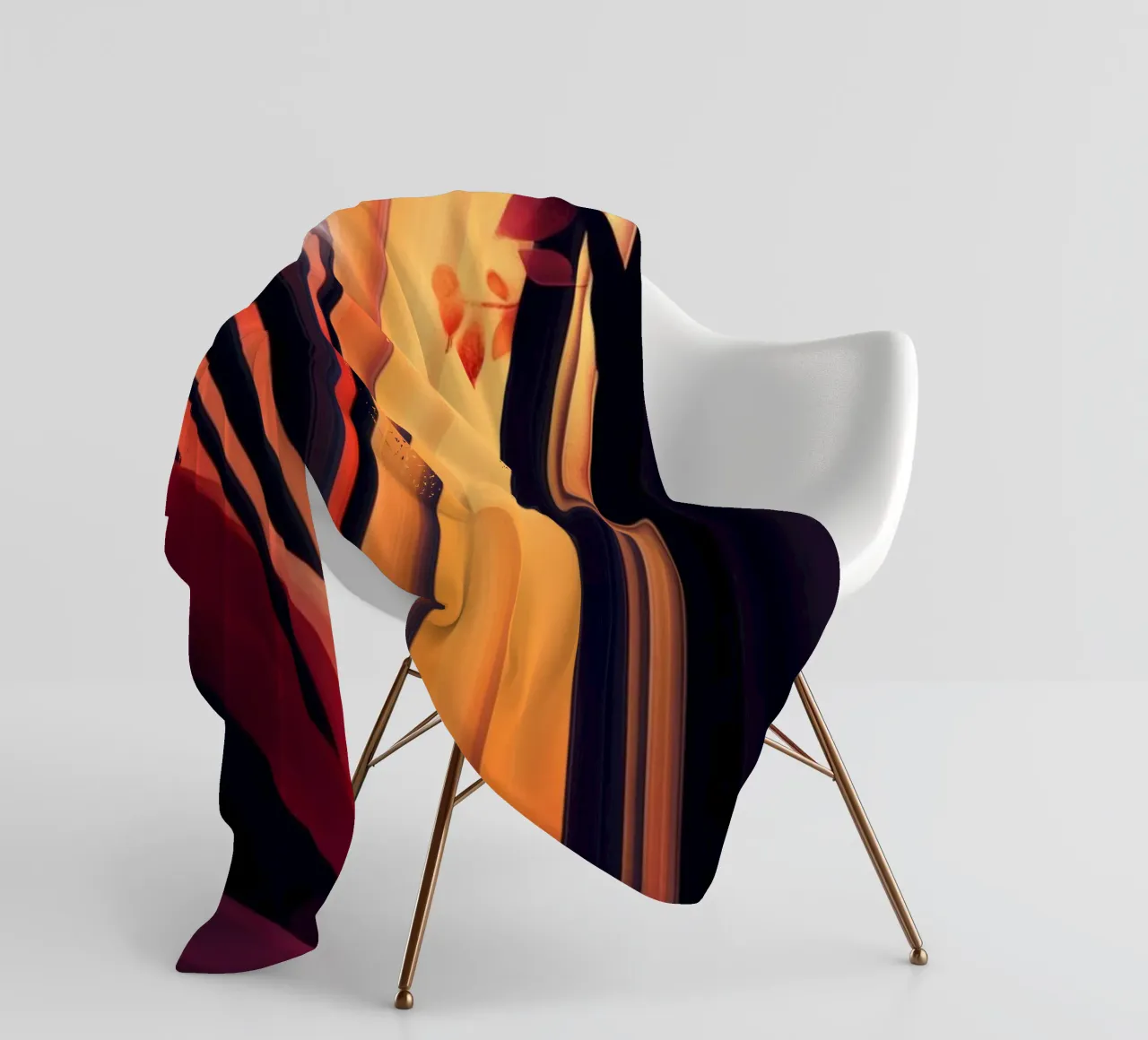 Autumn Forest #01 coperta in pile da Art Unleashed