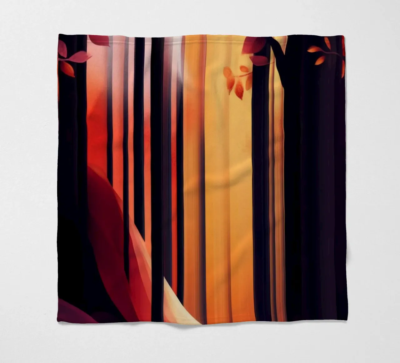 Autumn Forest #01 coperta in pile da Art Unleashed
