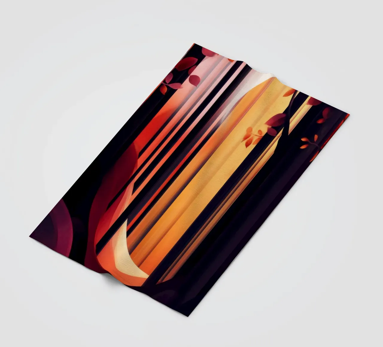 Autumn Forest #01 coperta in pile da Art Unleashed