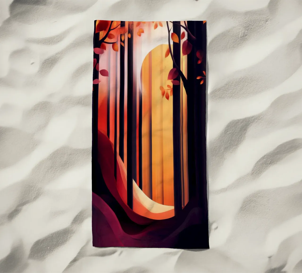 Autumn Forest #01 telo mare da Art Unleashed