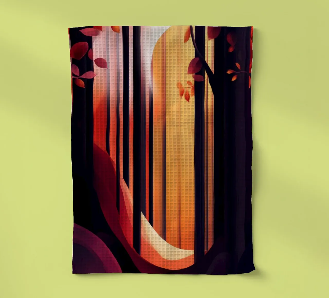 Autumn Forest #01 canovaccio da cucina da Art Unleashed