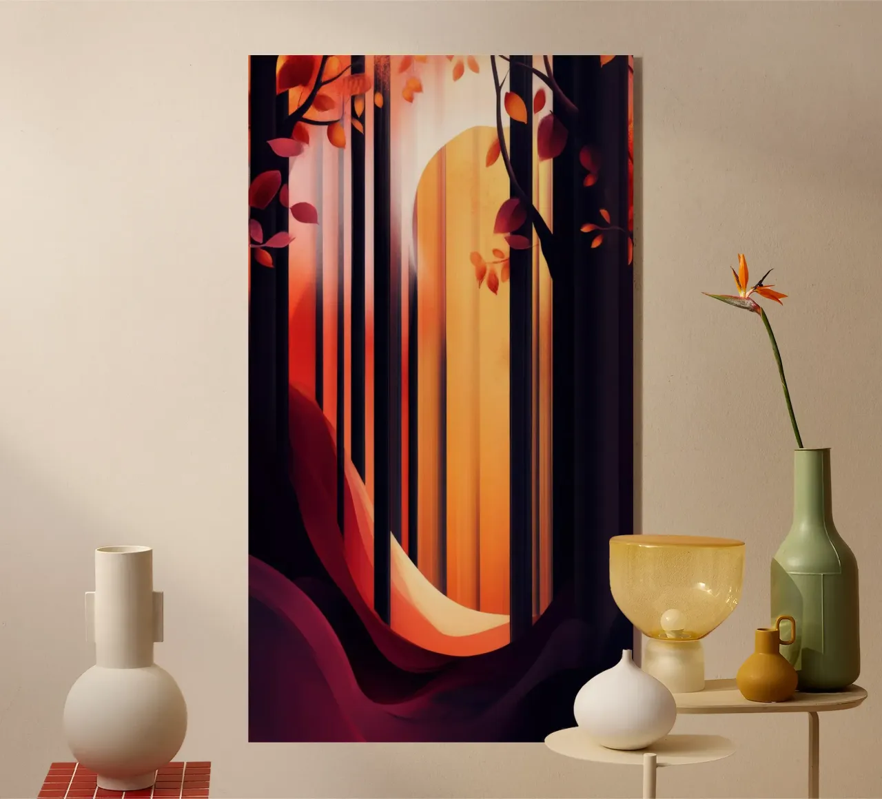Autumn Forest #01 plexiglass da Art Unleashed