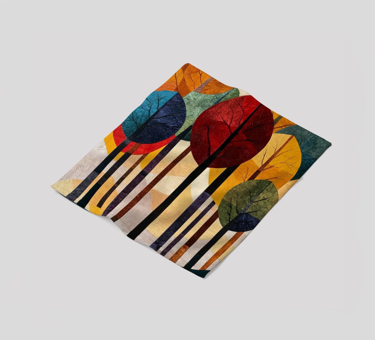 Autumn Forest #02 coperta in pile da Art Unleashed