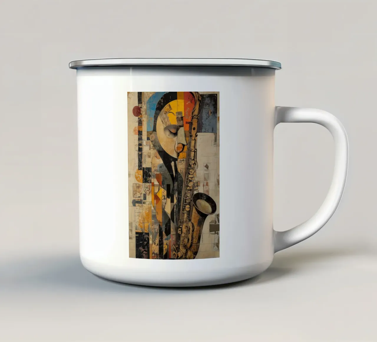 Jazzed #2 tazza in smalto da Art Unleashed