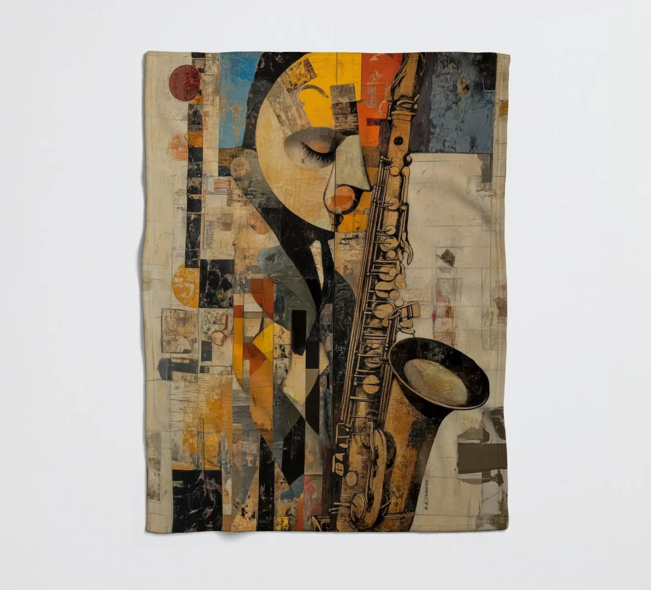 Jazzed #2 coperta in pile da Art Unleashed