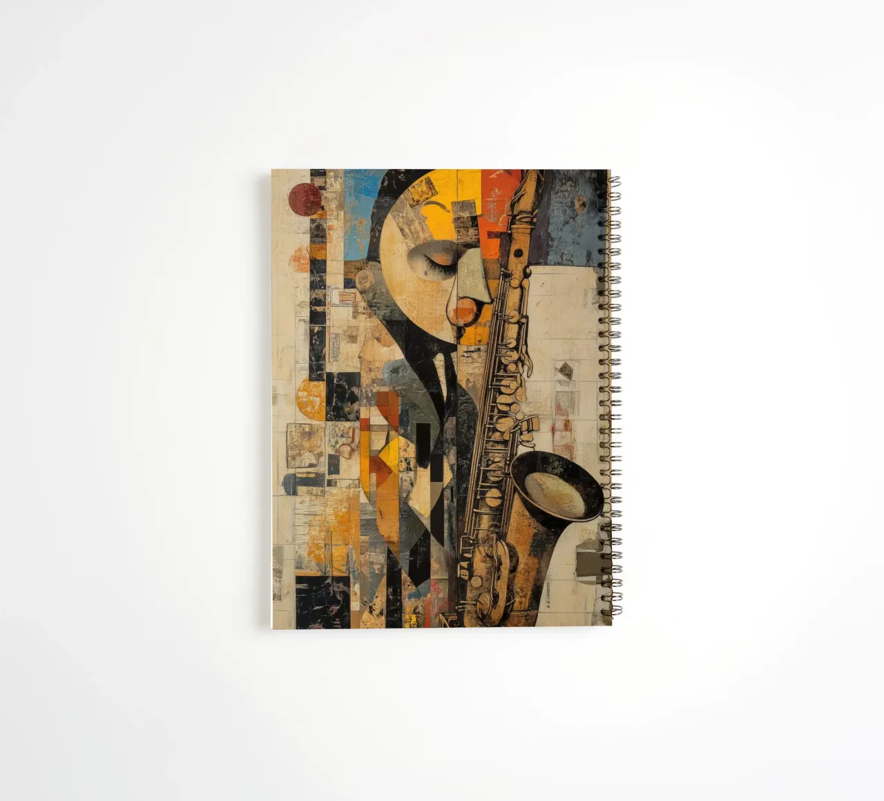 Jazzed #2 spiral notebook by Art Unleashed