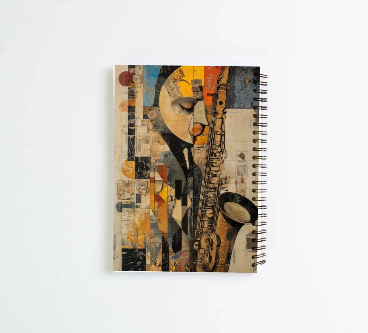 Jazzed #2 spiral notebook by Art Unleashed