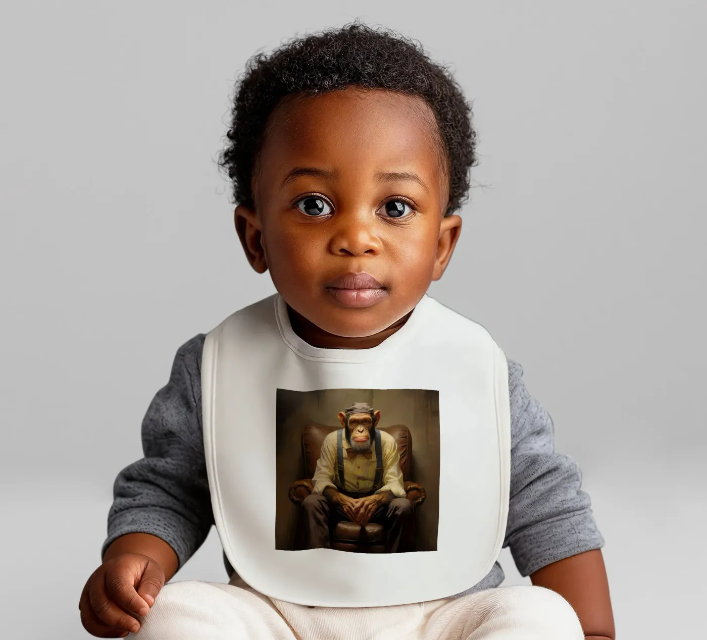 Debate baby bib by Art Unleashed